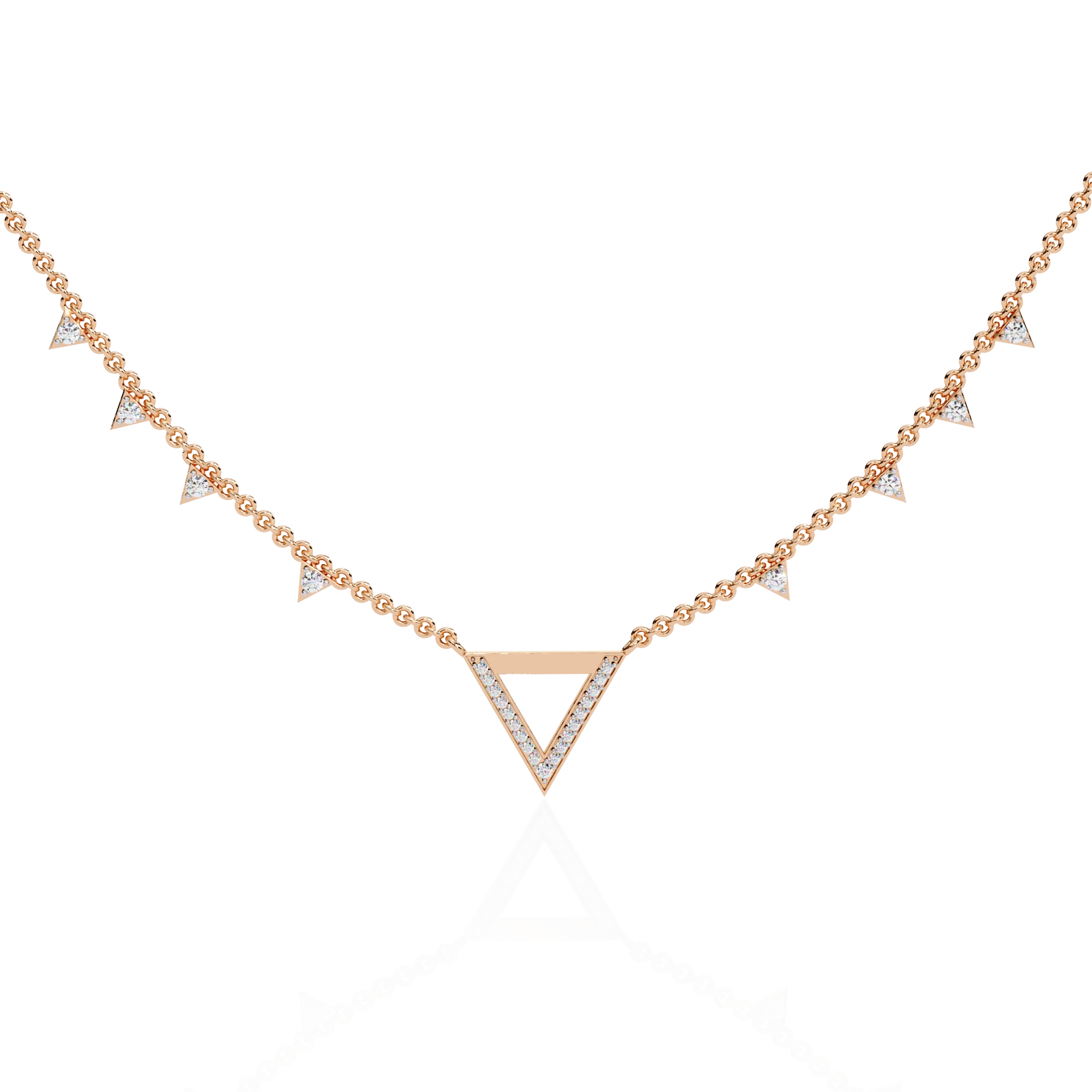 Triangle Charm Necklace
