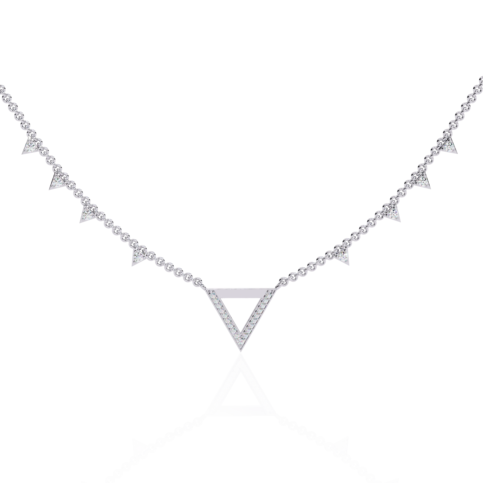 Triangle Charm Necklace