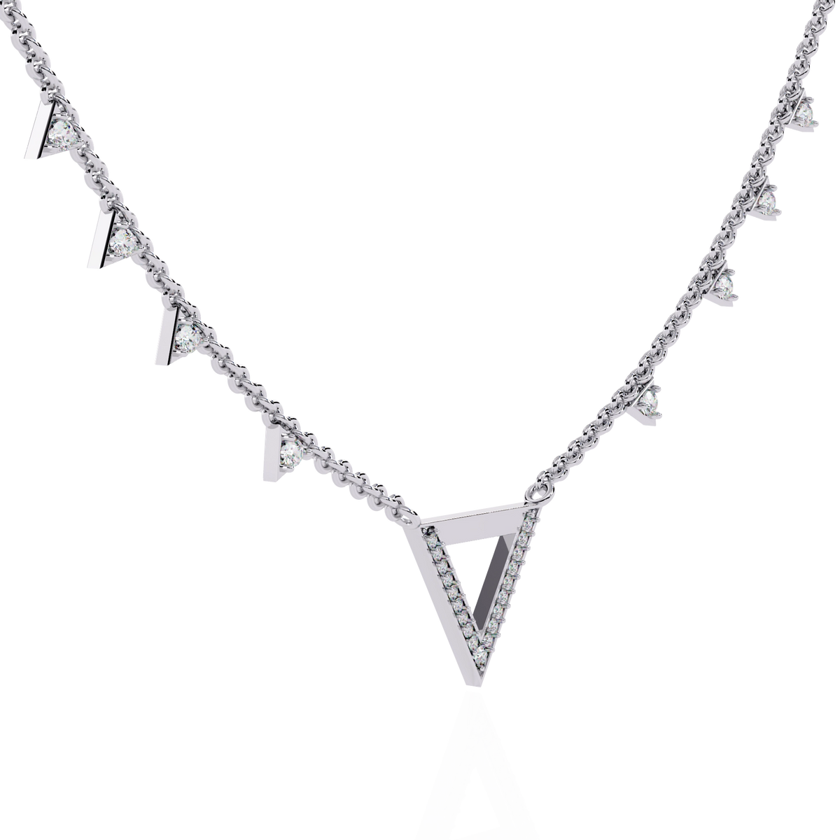 Triangle Charm Necklace