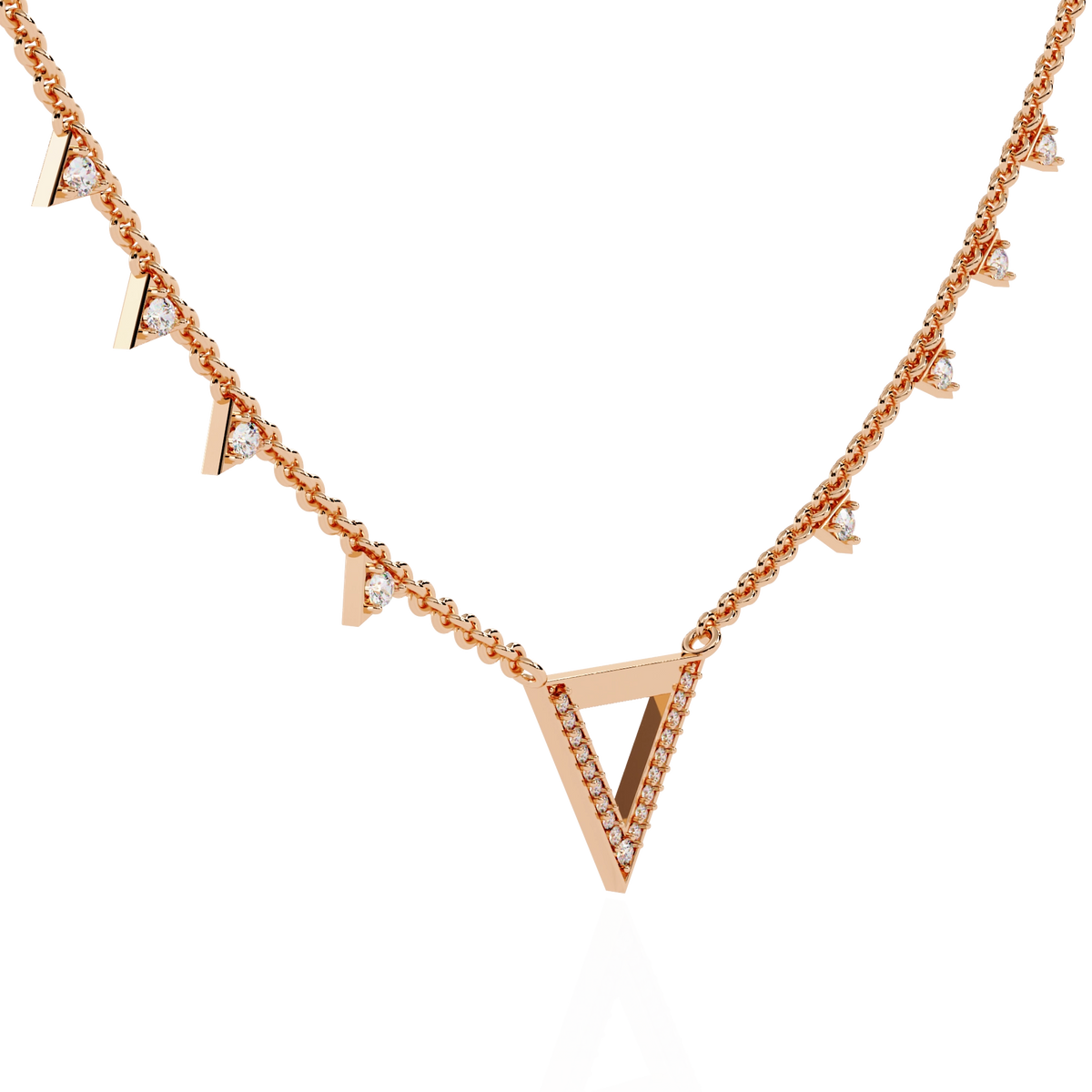 Triangle Charm Necklace