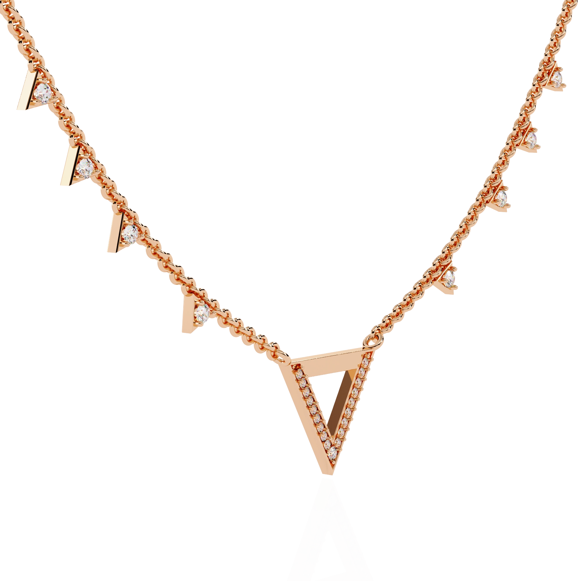 Triangle Charm Necklace