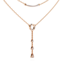 Layered Circle Drop Necklace