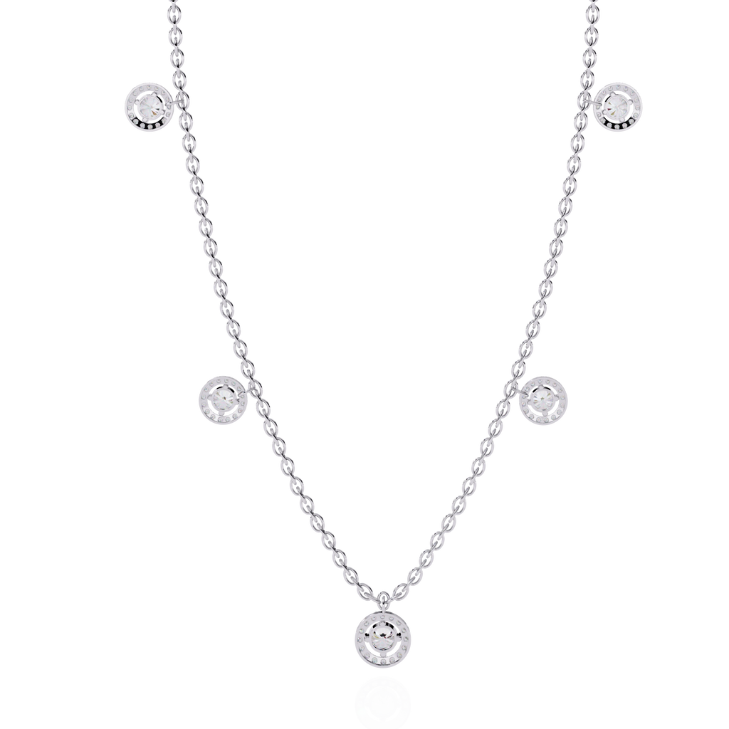 Floating Diamond Necklace