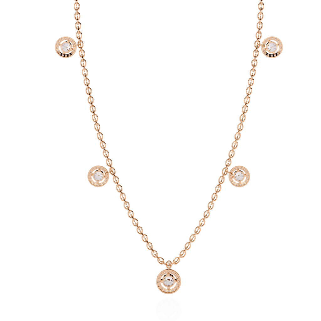 Floating Diamond Necklace