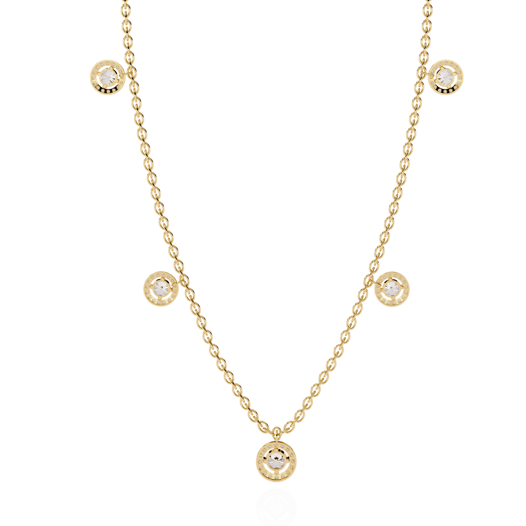 Floating Diamond Necklace