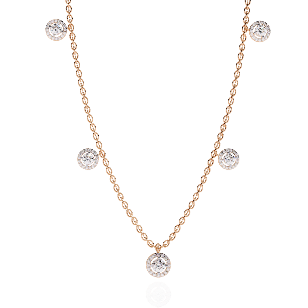 Floating Diamond Necklace