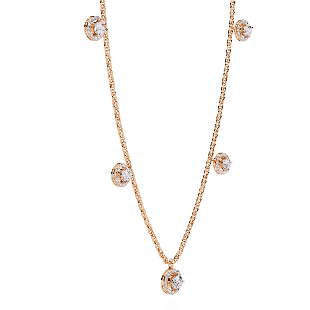 Floating Diamond Necklace