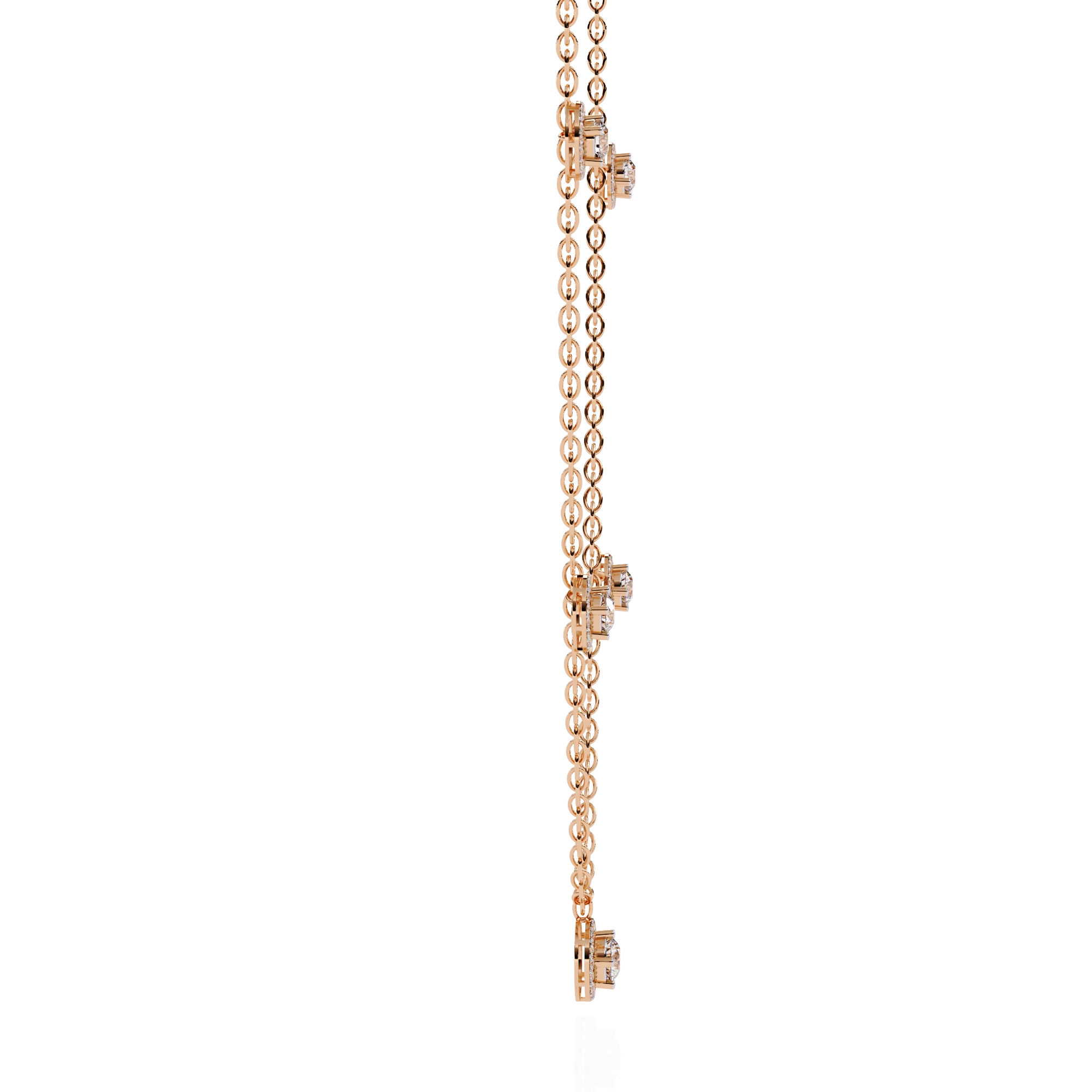Floating Diamond Necklace