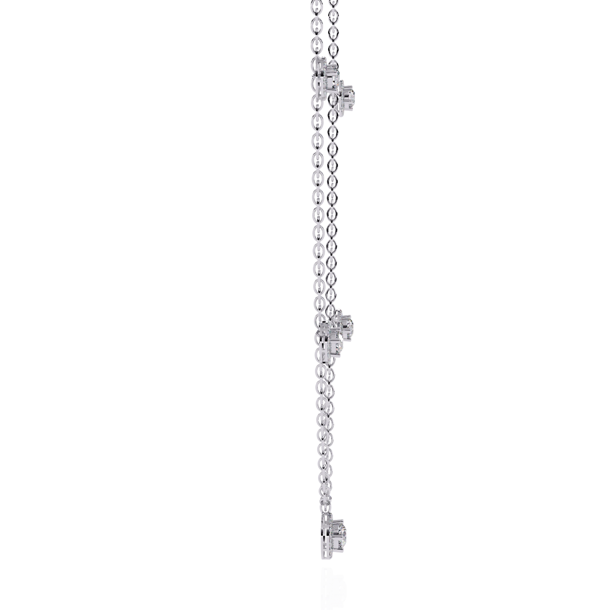 Floating Diamond Necklace