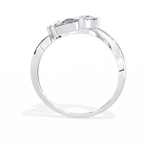 Luxury Three-Stone Pear Cut Ring