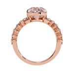 Heart Cut Crown Ring