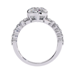 Heart Cut Crown Ring