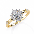 Classic Round Diamond Halo Ring