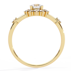 Classic Round Diamond Halo Ring
