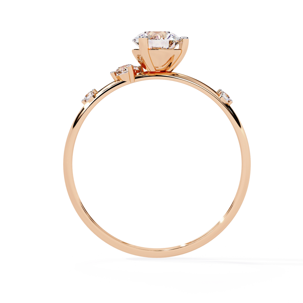 Round Solitaire Diamond Ring