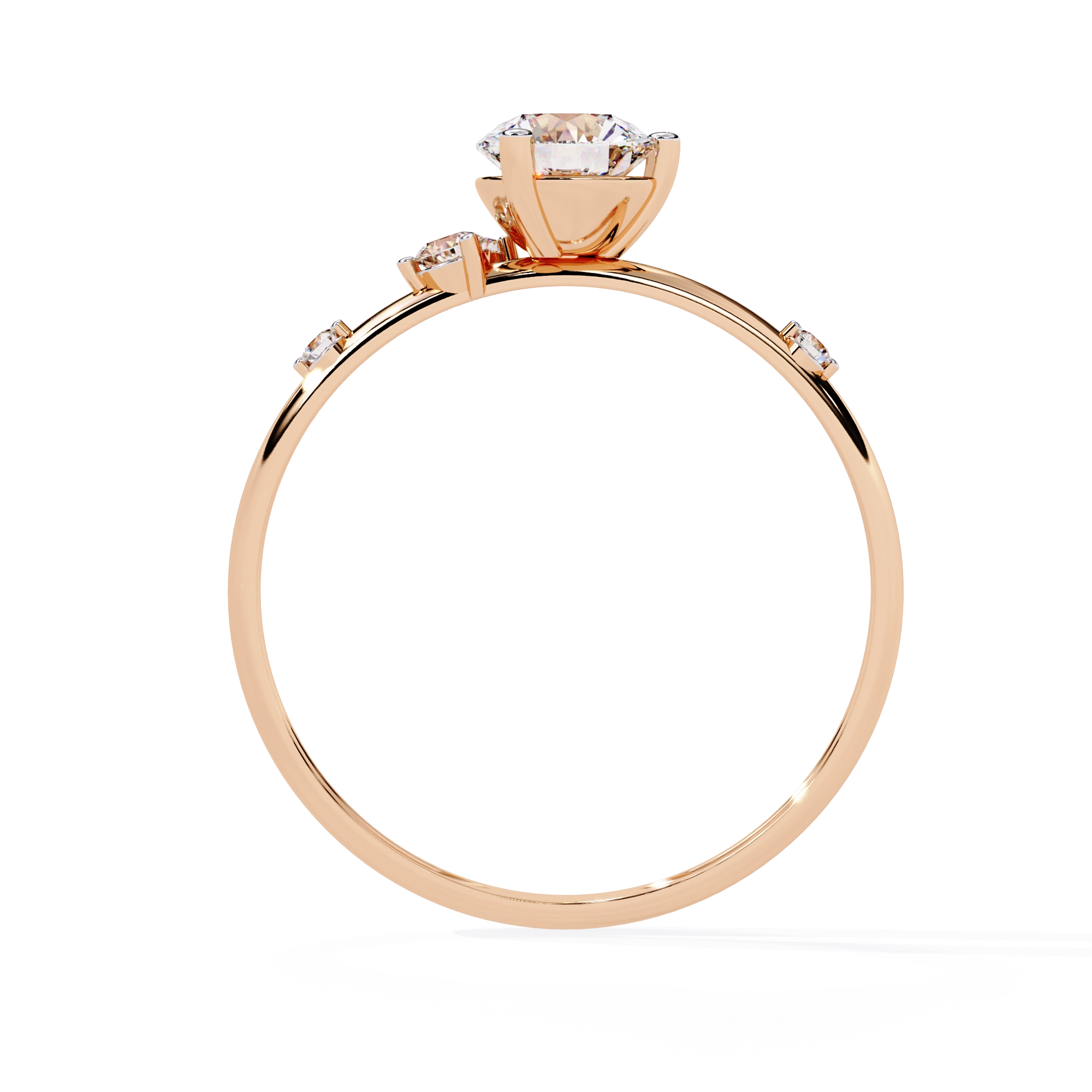 Round Solitaire Diamond Ring