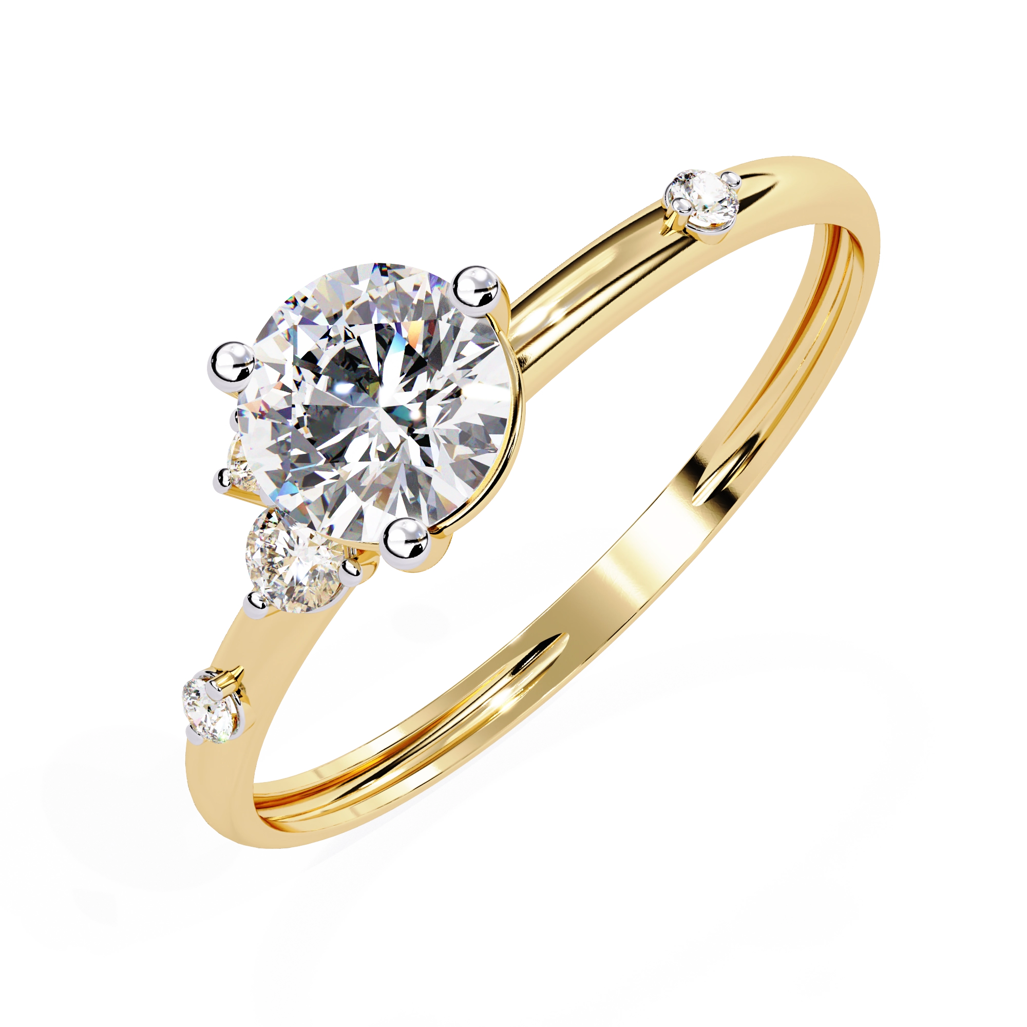 Round Solitaire Diamond Ring