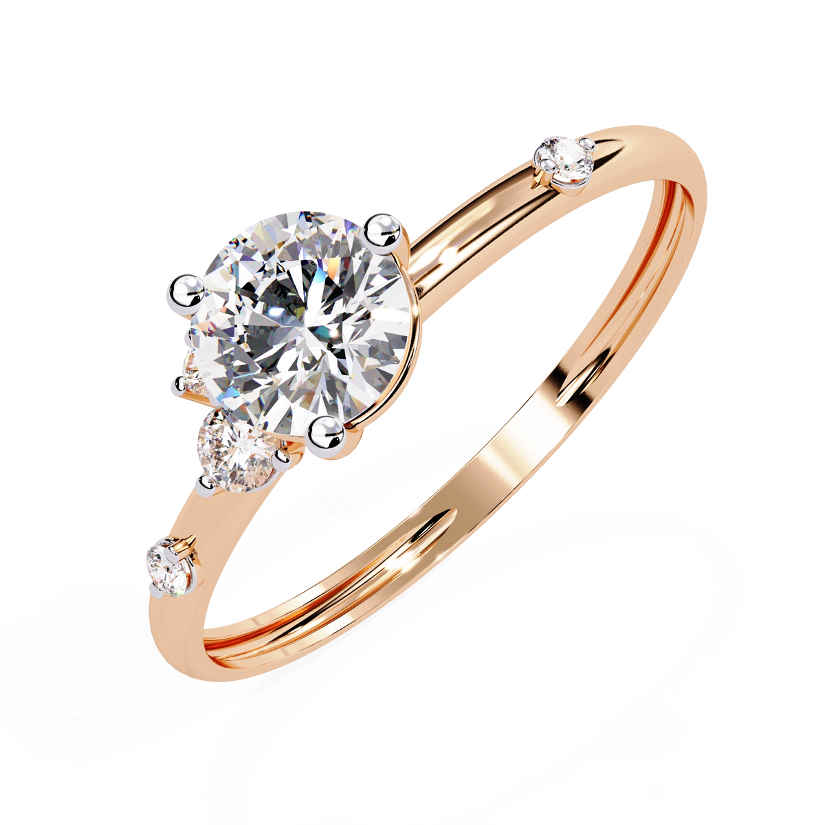 Round Solitaire Diamond Ring