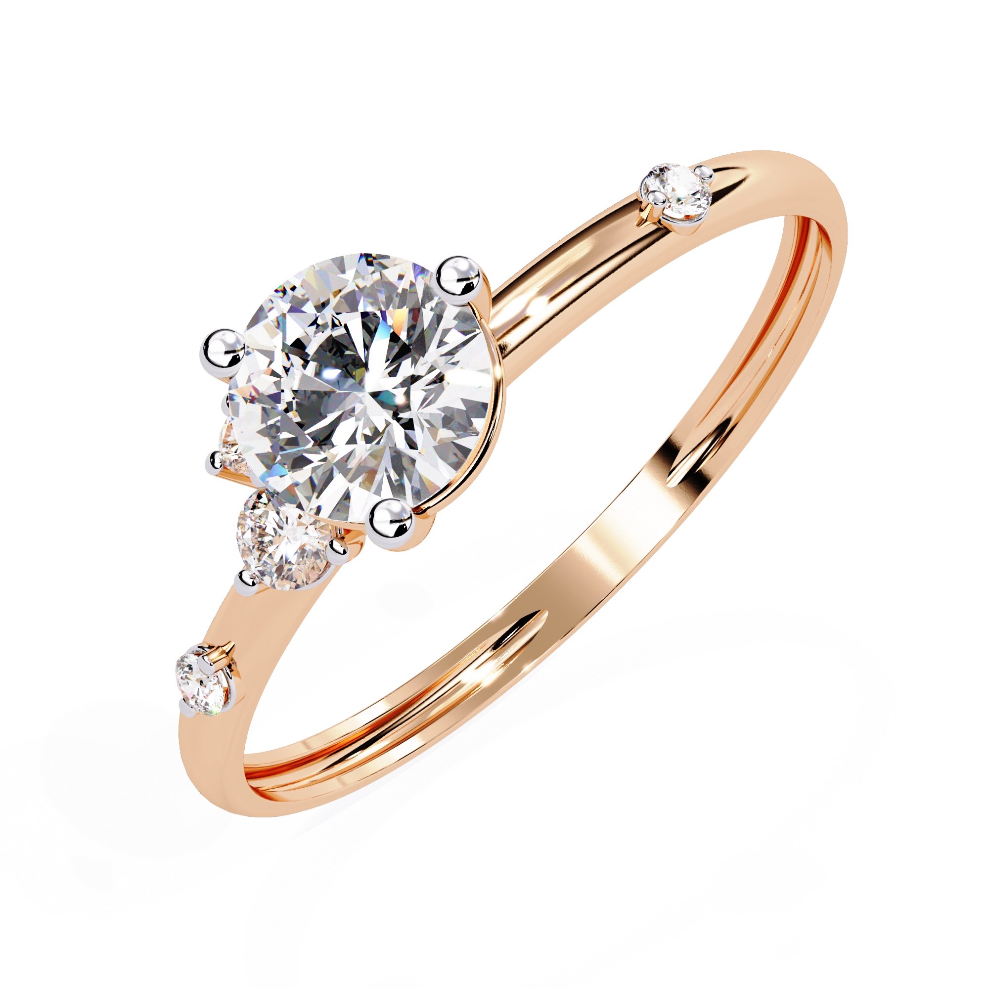 Round Solitaire Diamond Ring