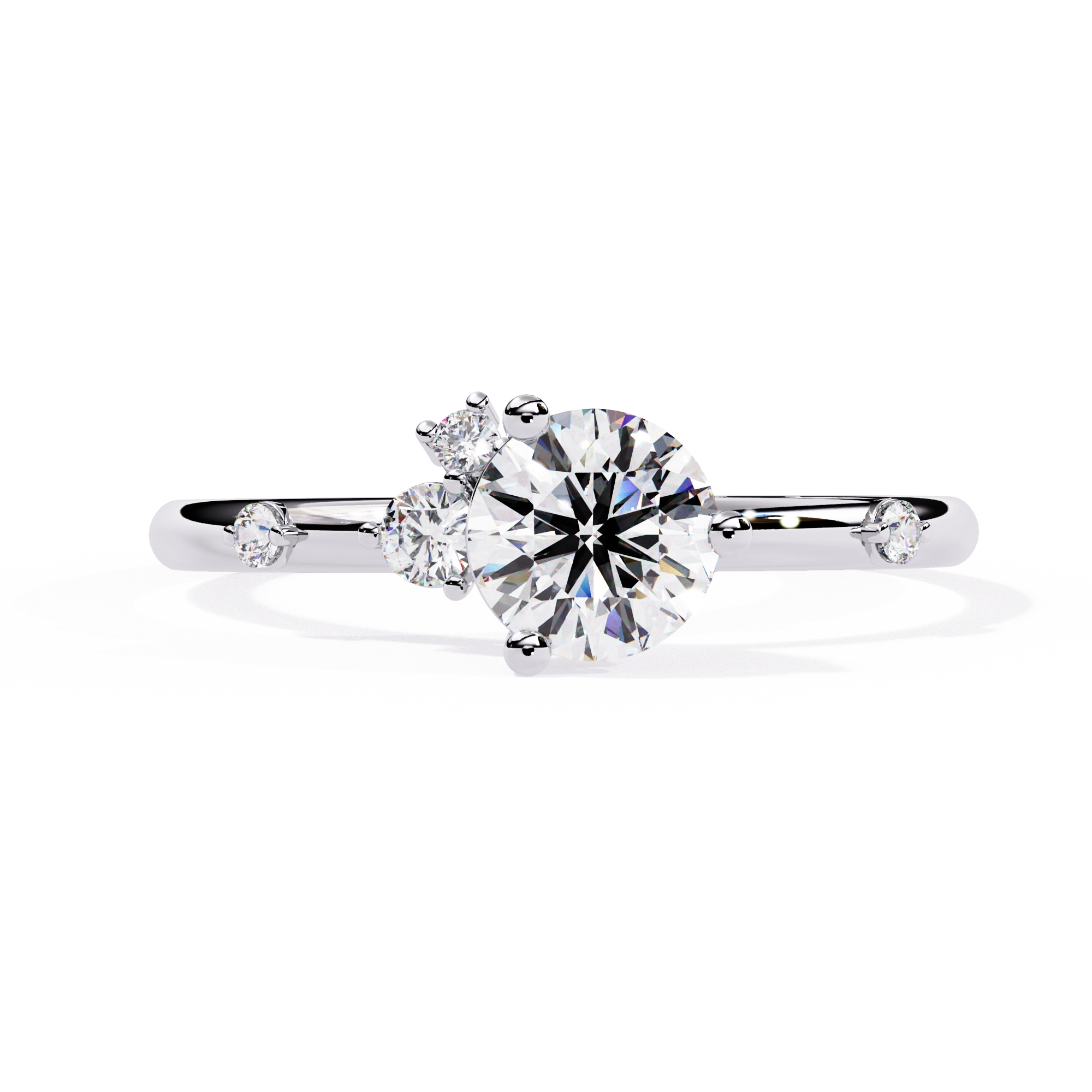 Round Solitaire Diamond Ring