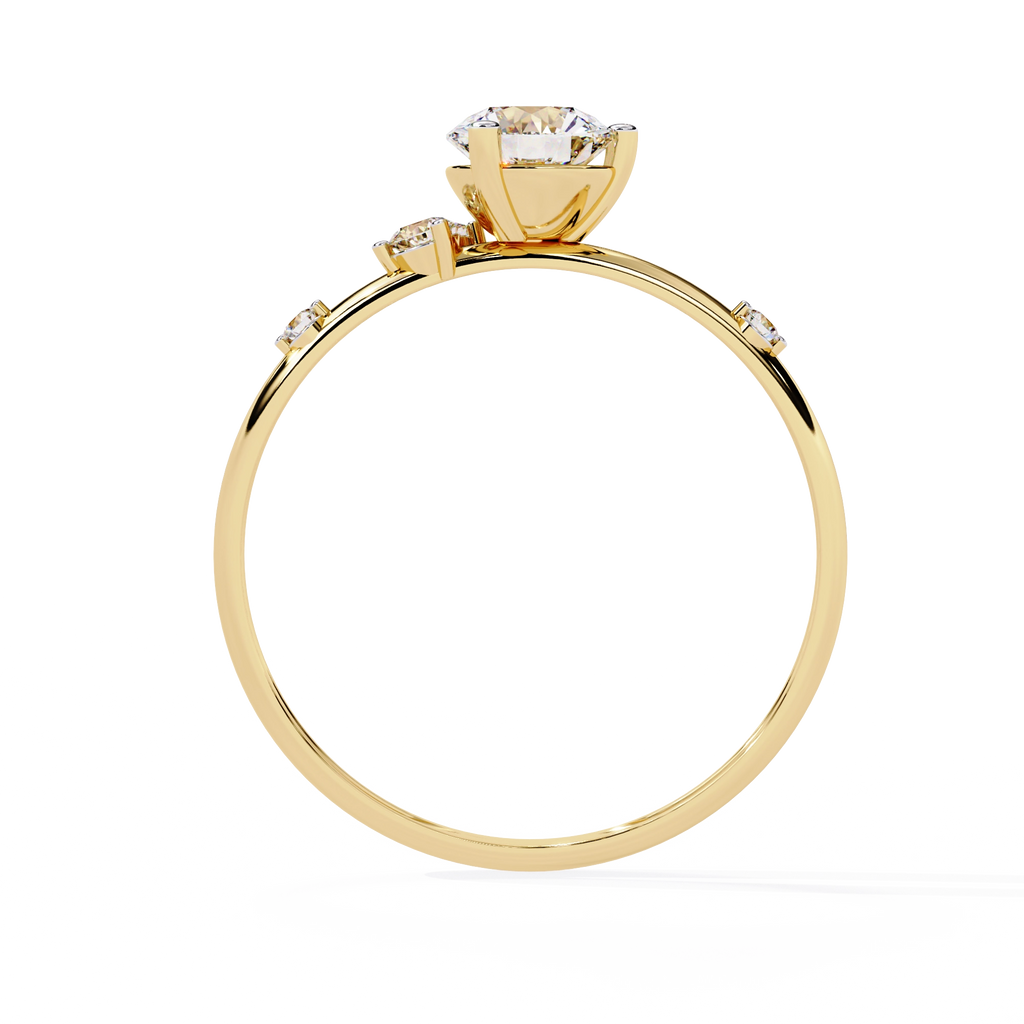 Round Solitaire Diamond Ring