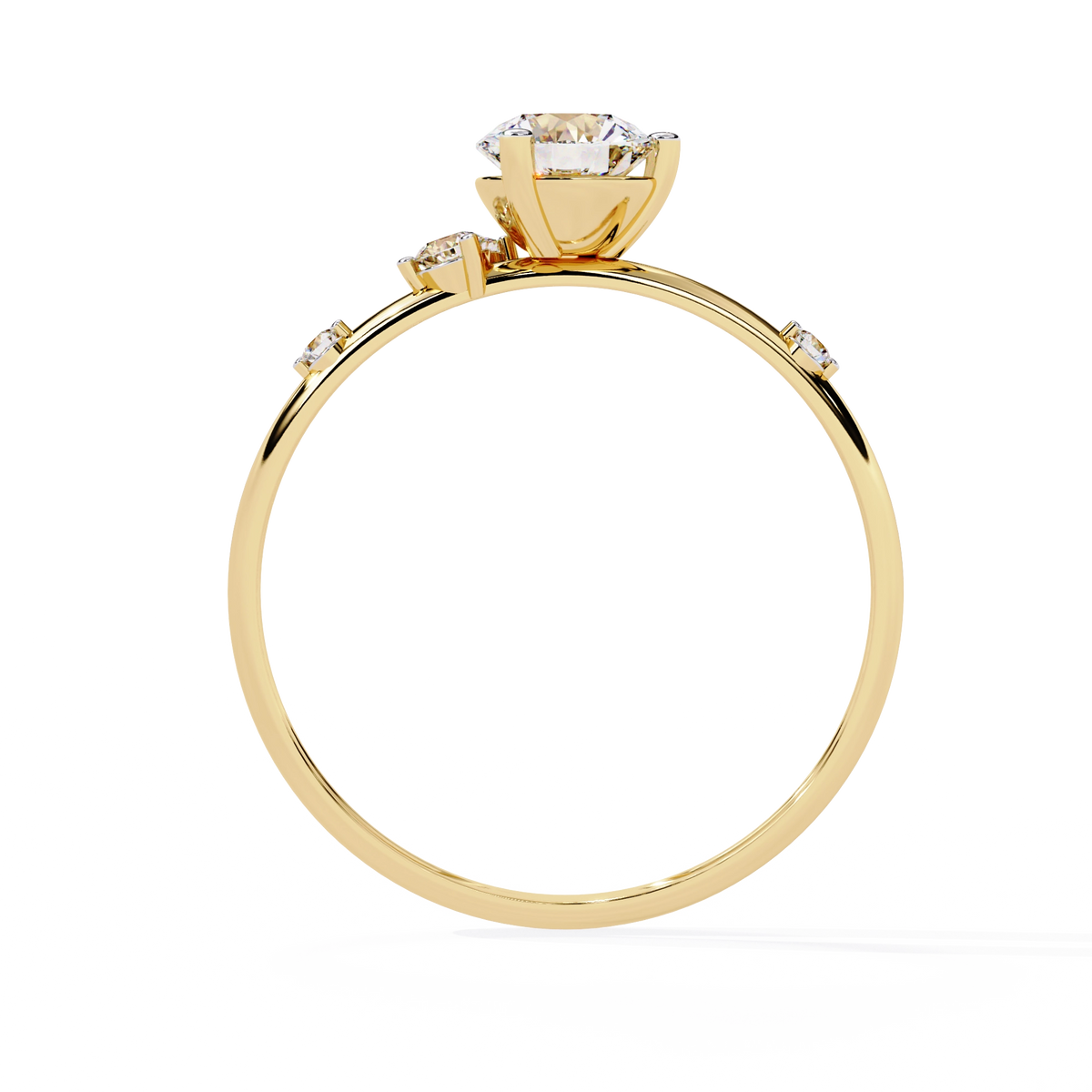 Round Solitaire Diamond Ring