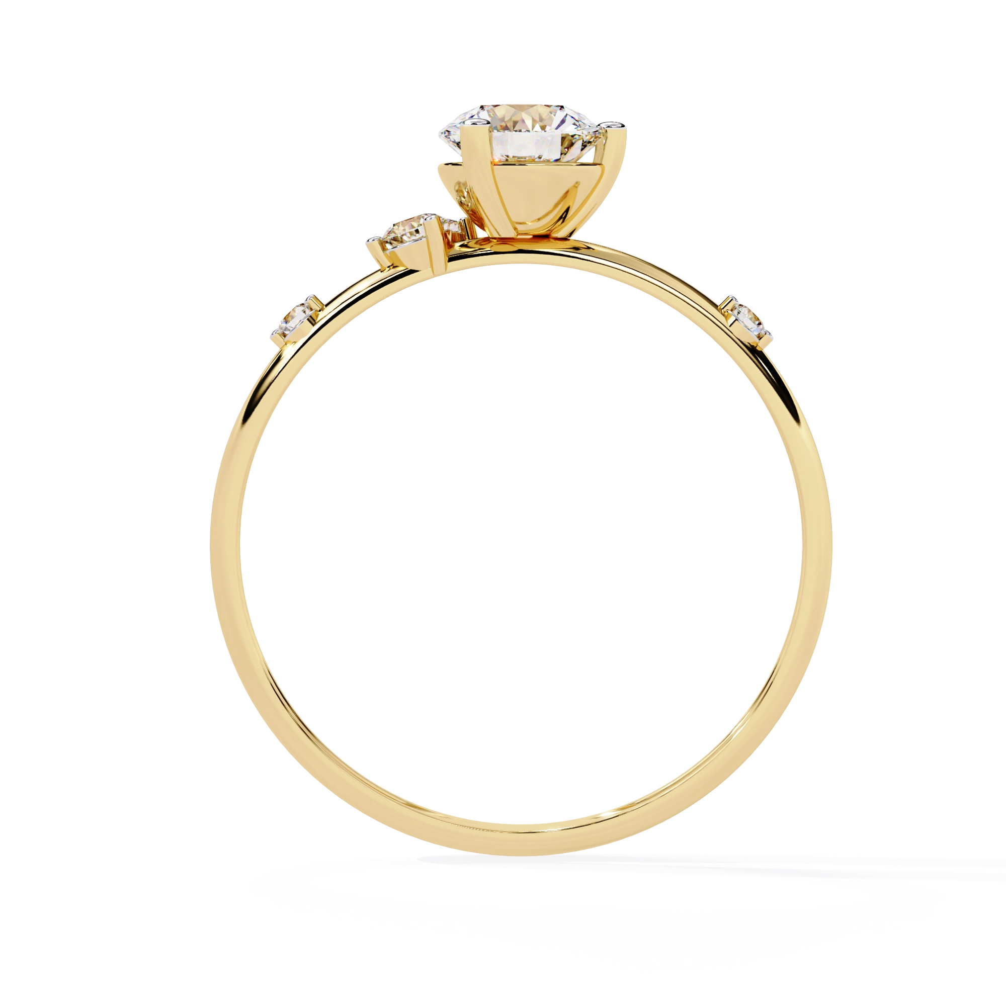 Round Solitaire Diamond Ring
