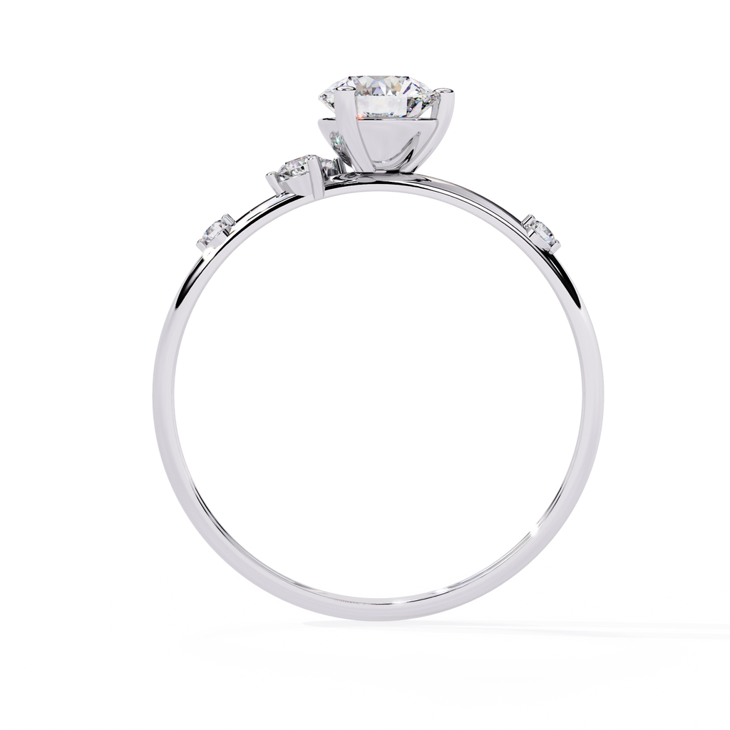 Round Solitaire Diamond Ring