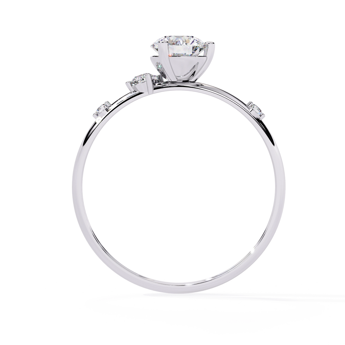 Round Solitaire Diamond Ring