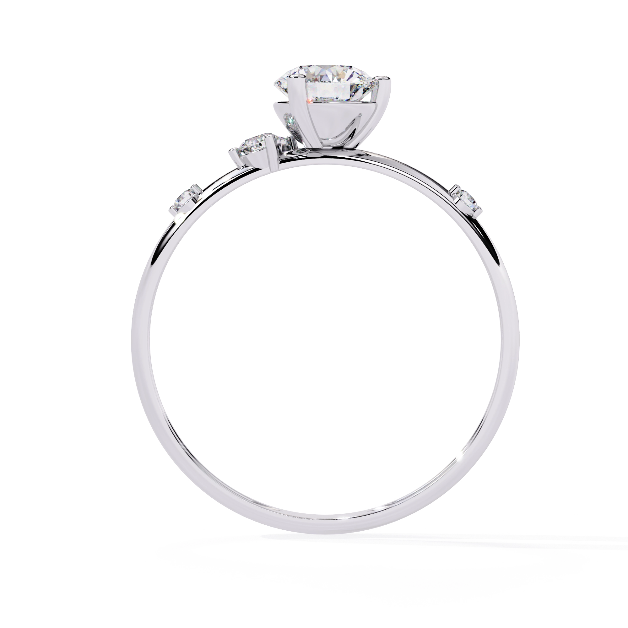 Round Solitaire Diamond Ring