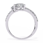Dual Pear Diamond Open Ring
