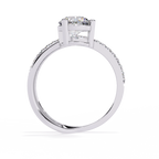 Criss-Cross Solitaire Diamond Ring
