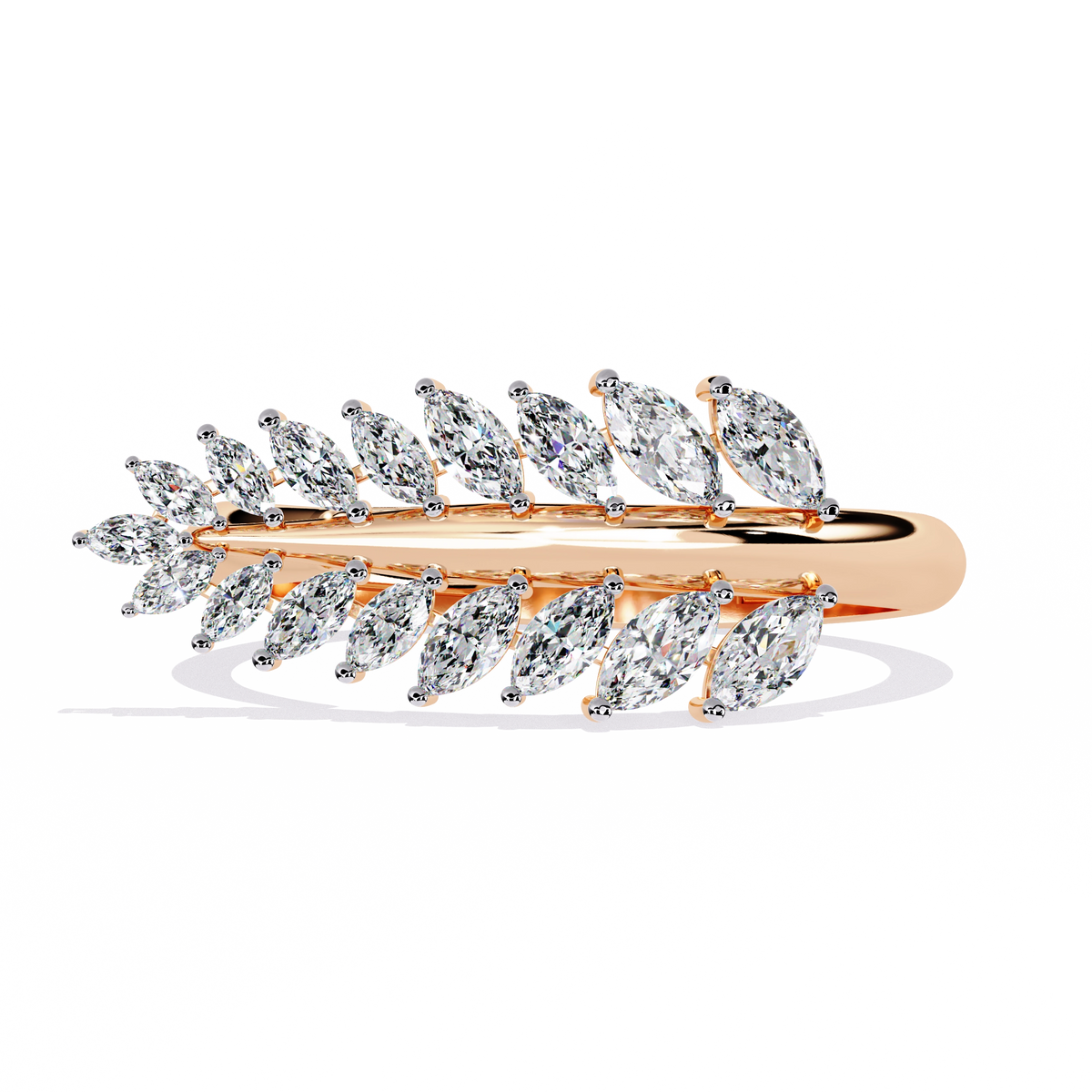 Elegant Diamond Hoop Earrings