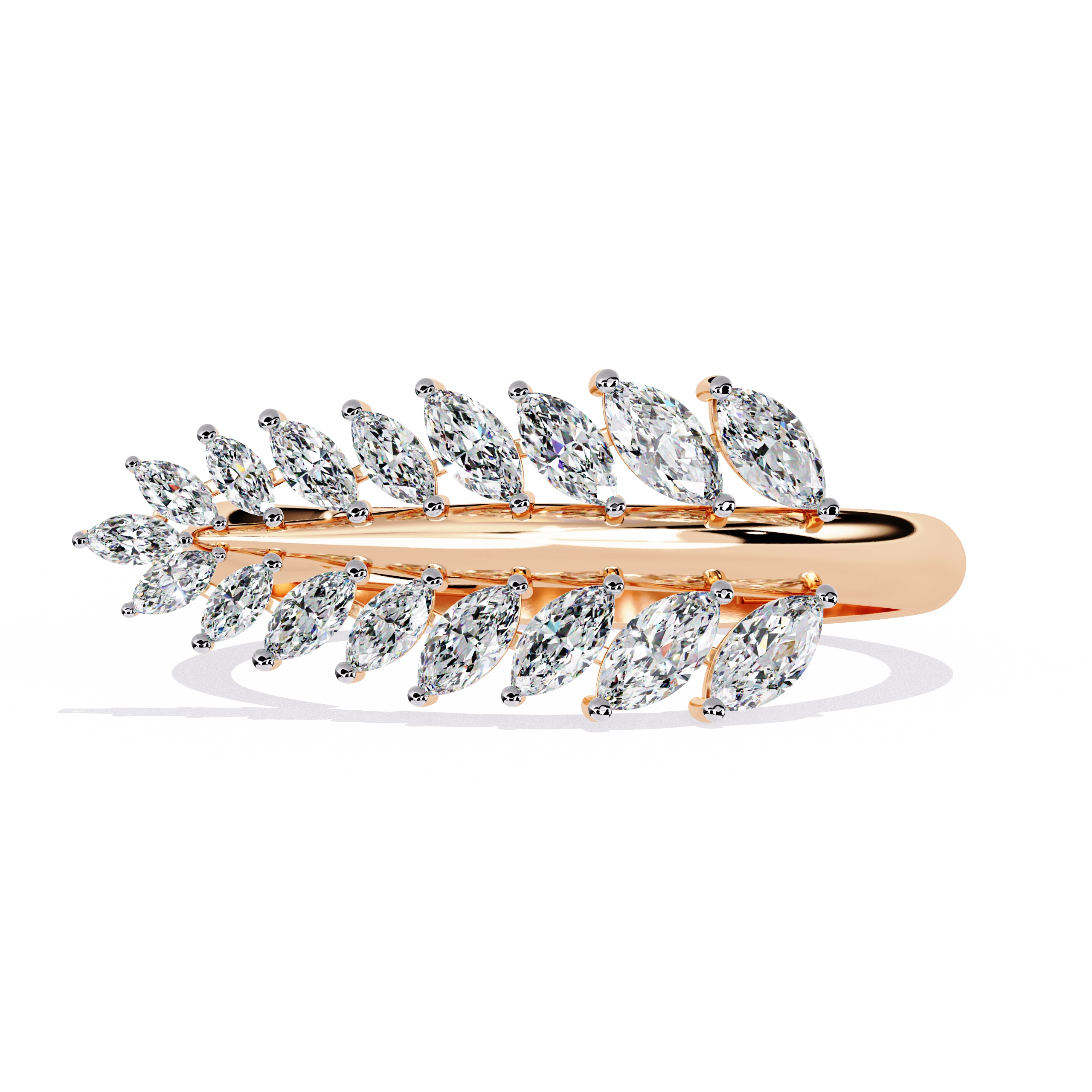 Elegant Diamond Hoop Earrings