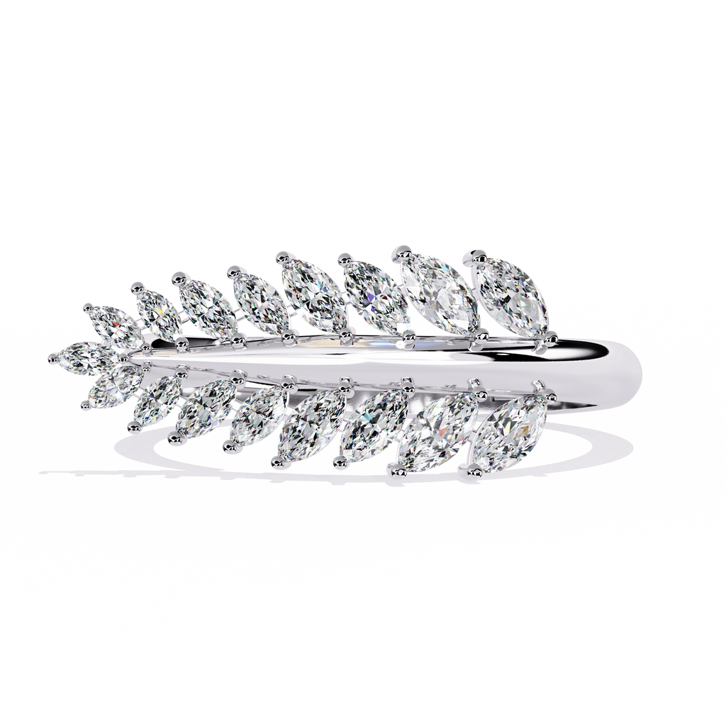 Elegant Diamond Hoop Earrings