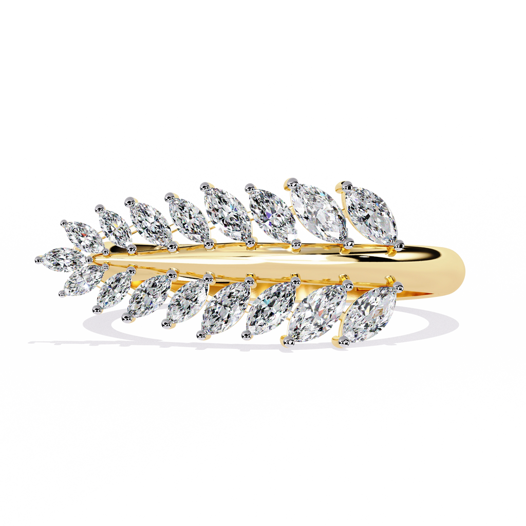 Elegant Diamond Hoop Earrings