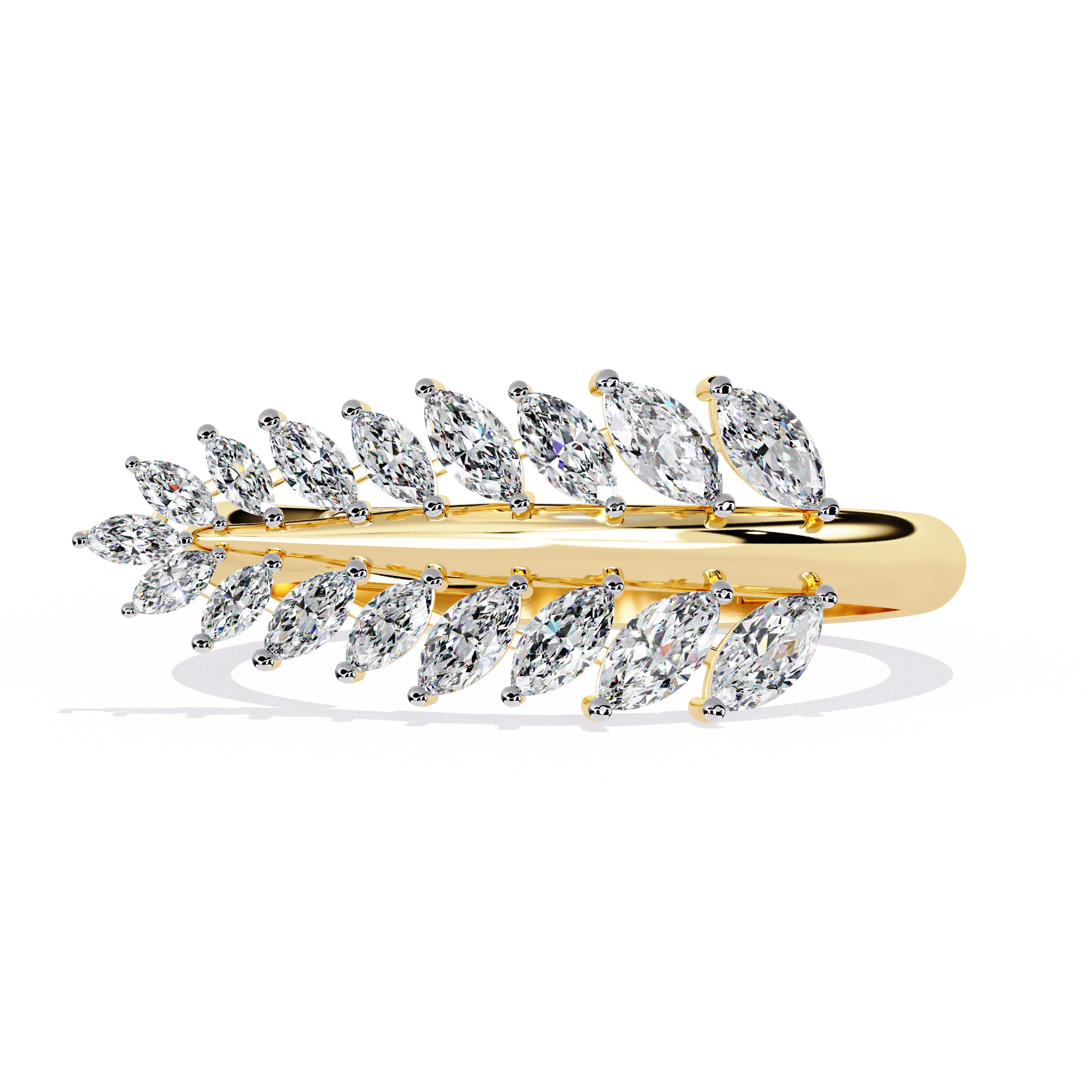 Elegant Diamond Hoop Earrings
