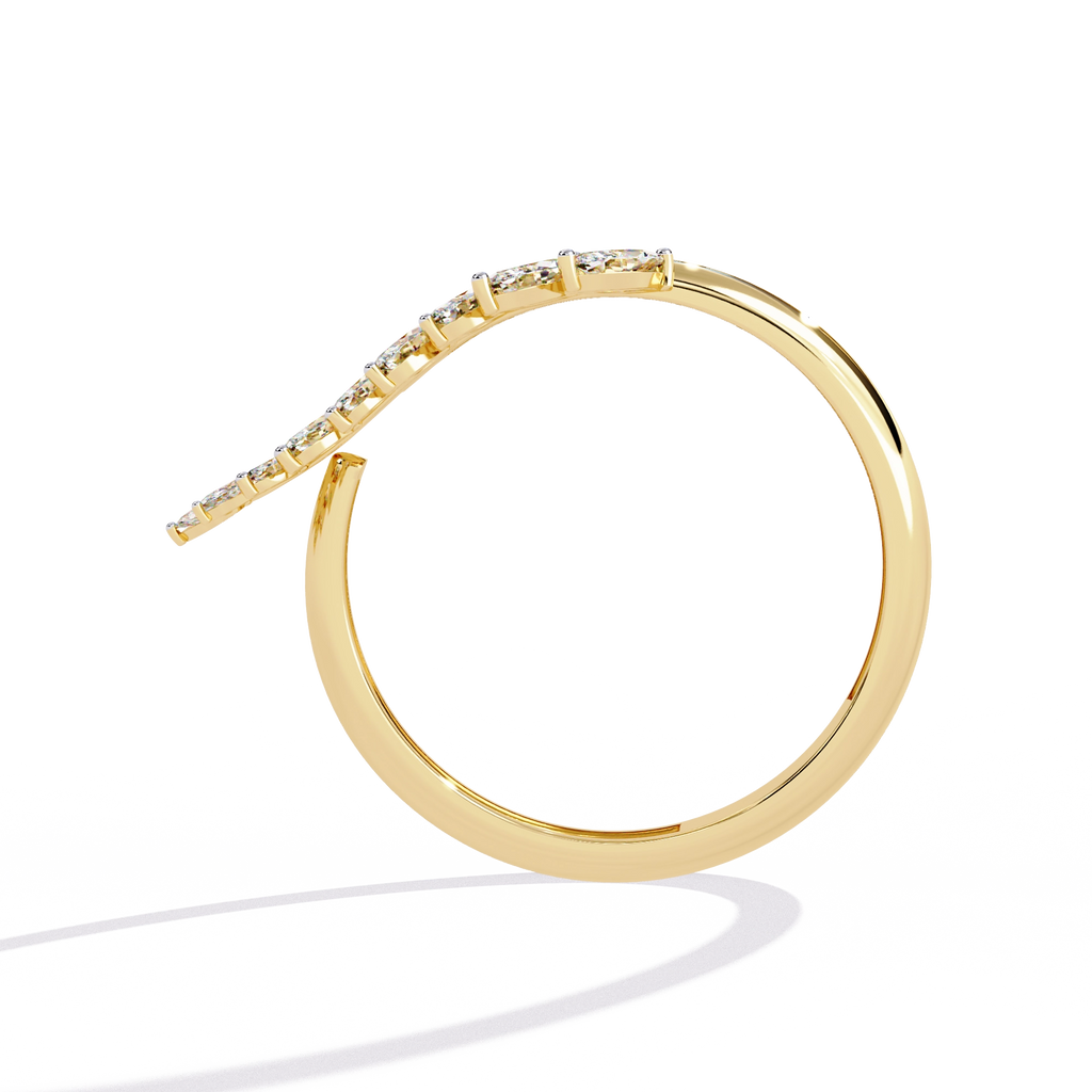 Elegant Diamond Hoop Earrings