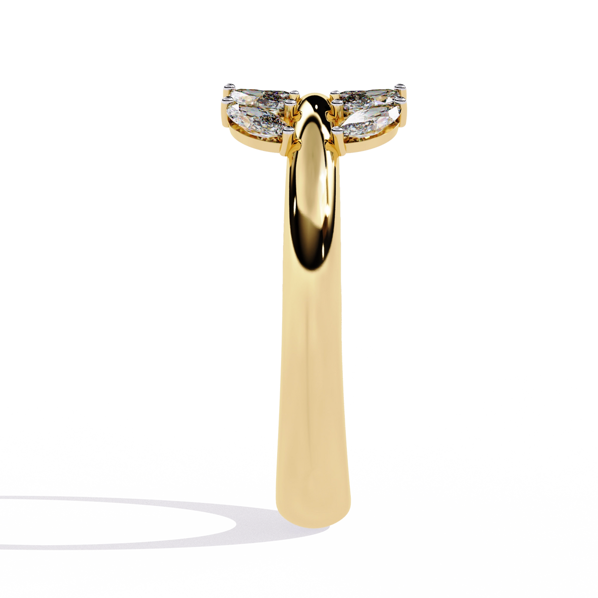 Elegant Diamond Hoop Earrings