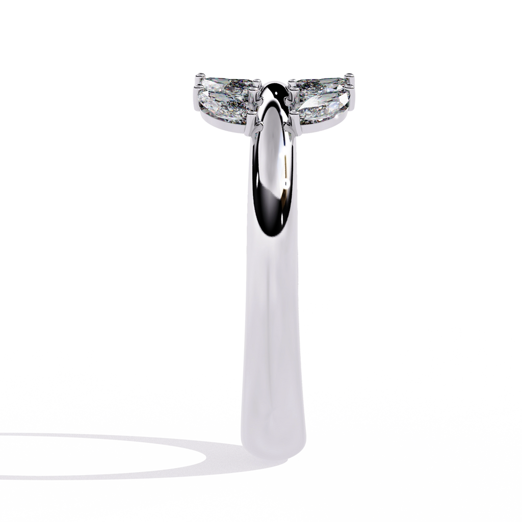 Elegant Diamond Hoop Earrings