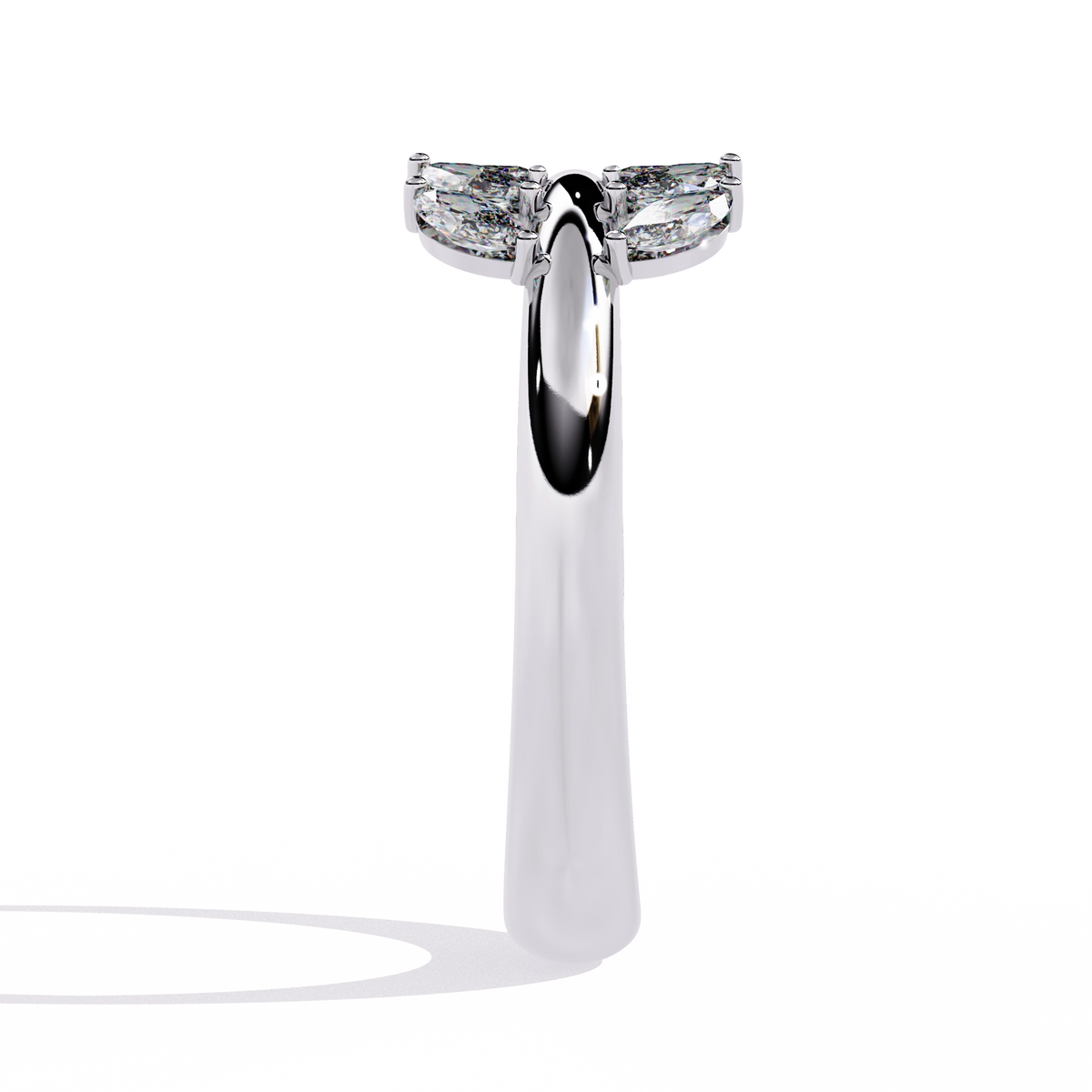 Elegant Diamond Hoop Earrings