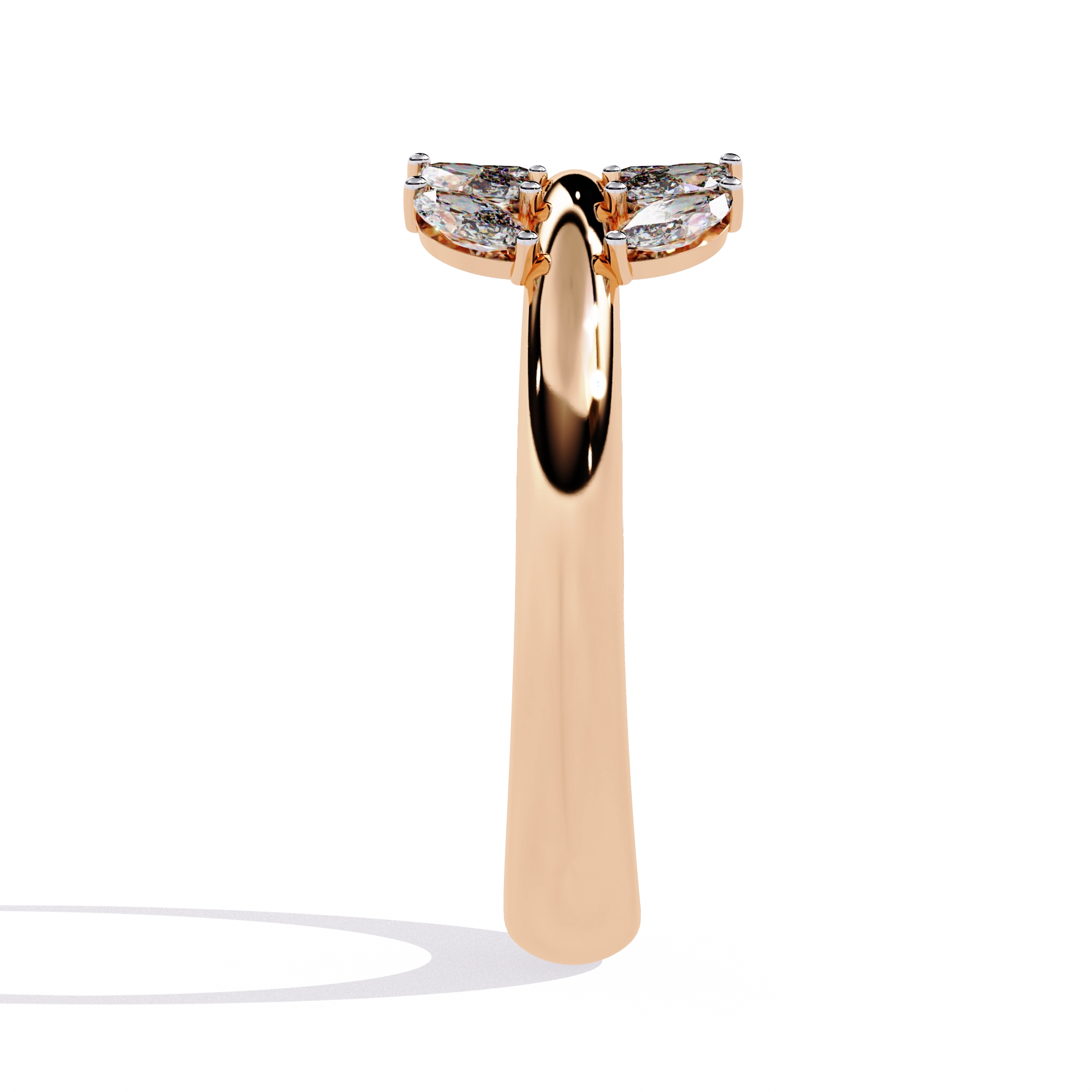 Elegant Diamond Hoop Earrings