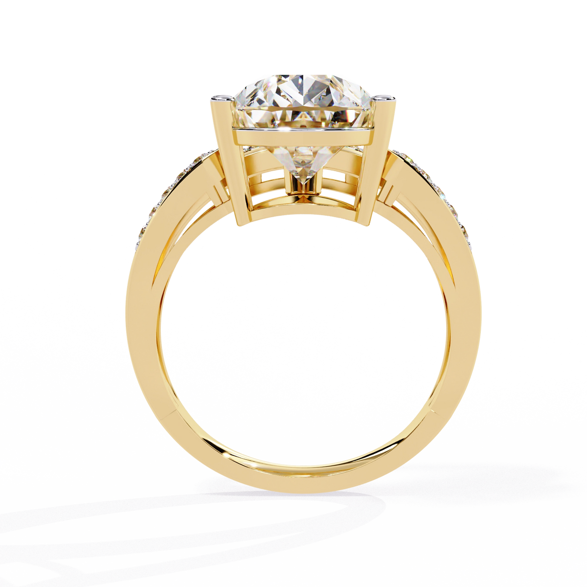 Pear-Cut Diamond Ring