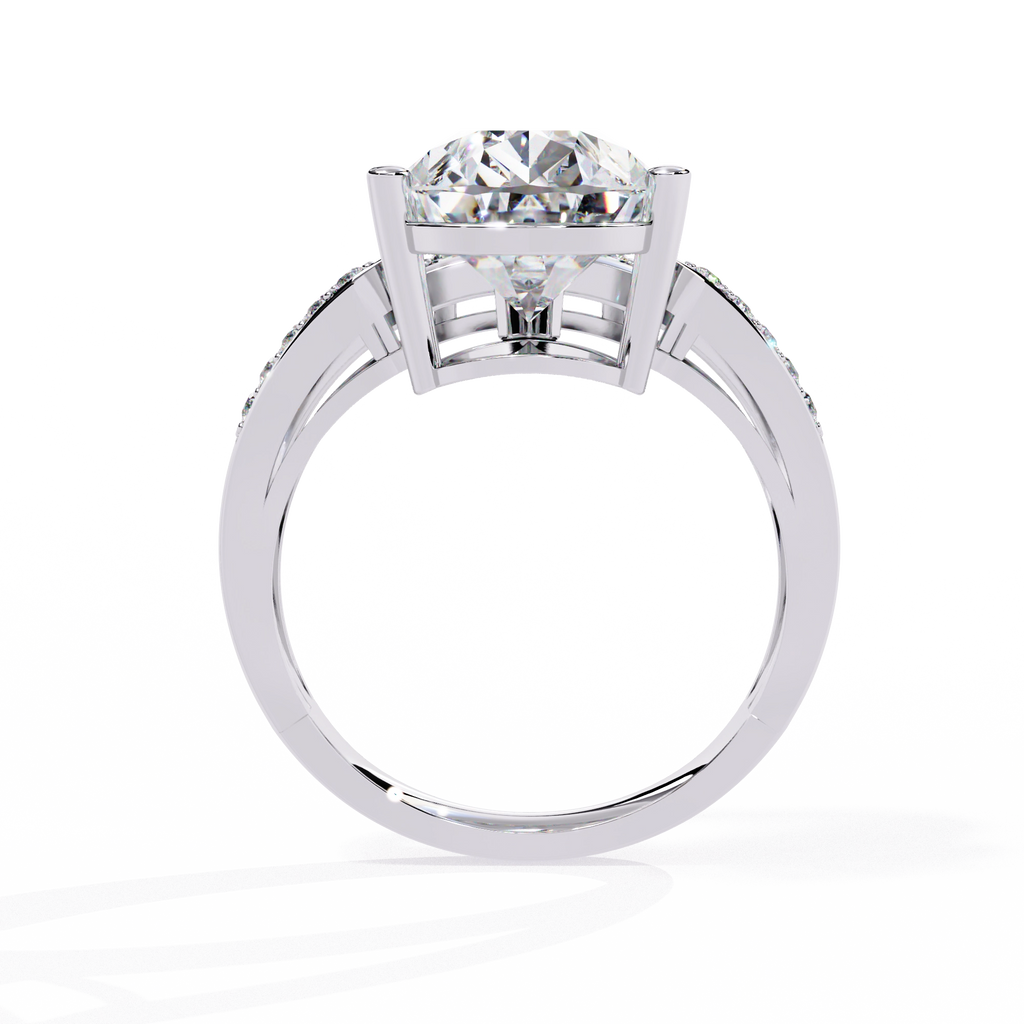 Pear-Cut Diamond Ring