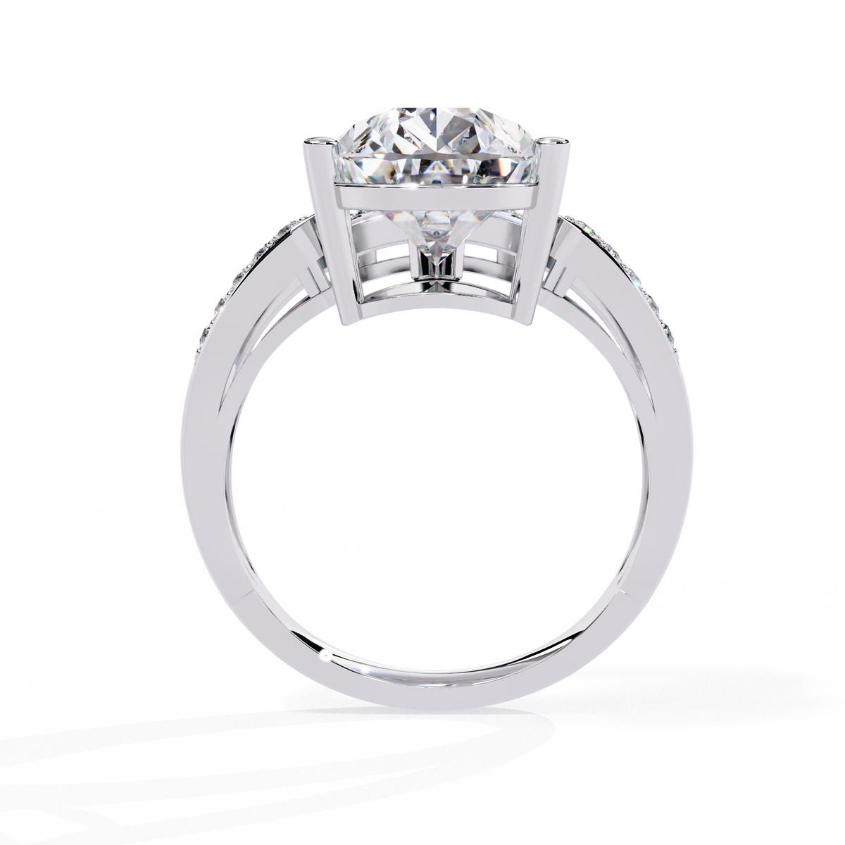 Pear-Cut Diamond Ring