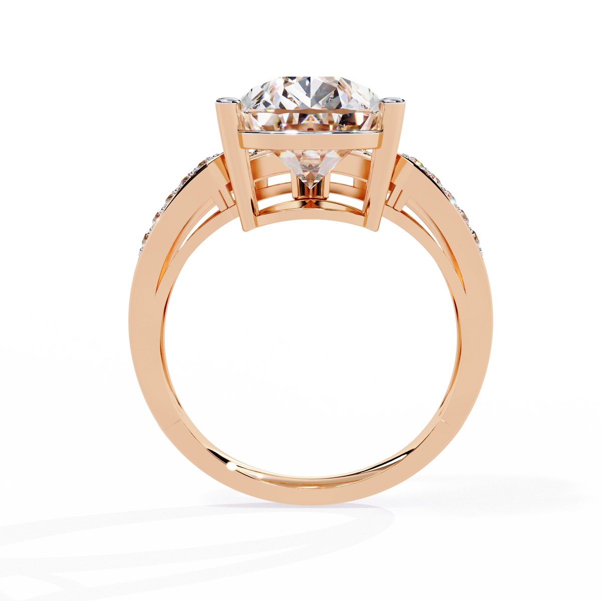 Pear-Cut Diamond Ring