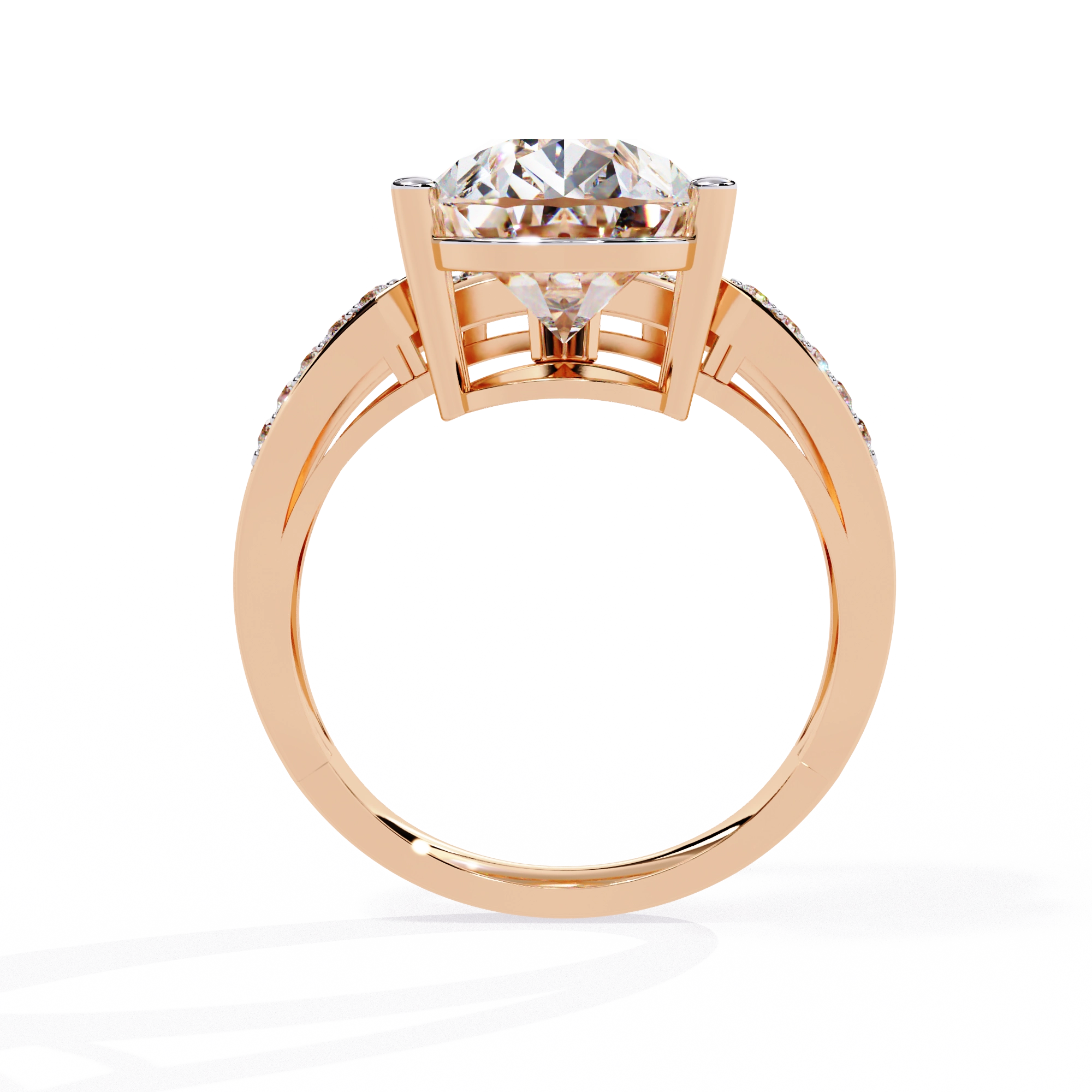 Pear-Cut Diamond Ring