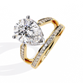 Pear-Cut Diamond Ring