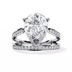 Pear-Cut Diamond Ring