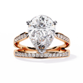 Pear-Cut Diamond Ring